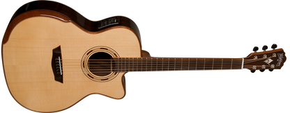 Washburn G25SCE Comfort Deluxe 25 Series Grand Auditorium Cutaway - Natural