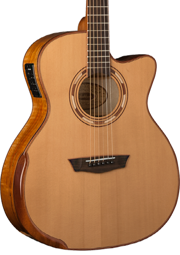 Washburn G66SCE SPALT MAPLE - Grand Auditorium - Natural