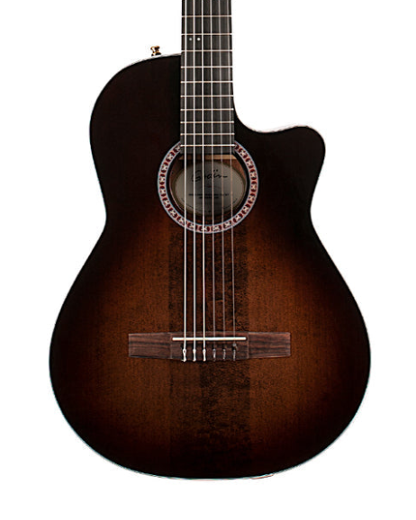 Godin Arena Pro Cutaway Bourbon Burst Nylon String Electro Guitar