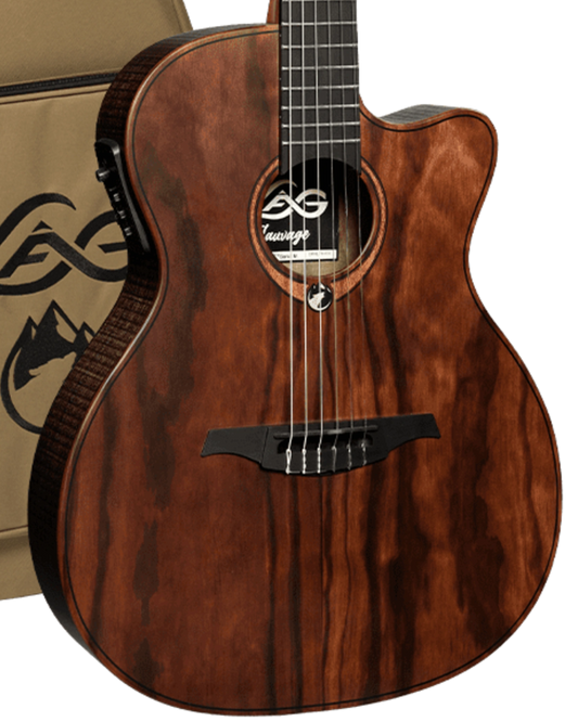 LAG Sauvage Nylon Auditorium Slim Cutaway Electro