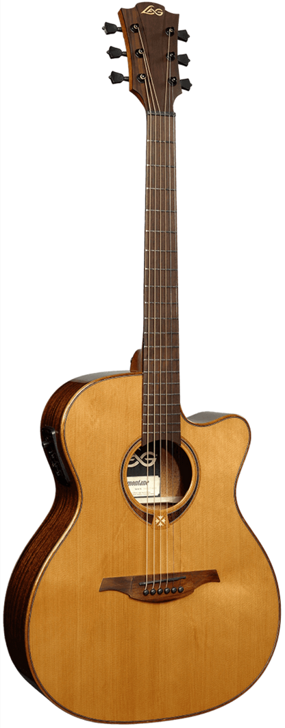 LAG T118ASCE Tramontane Auditorium Slim Cut Electro - Natural
