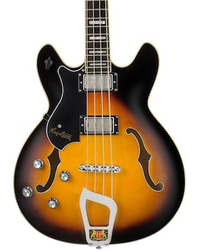 Hagstrom Viking Bass Left-Handed - Tobacco Sunburst