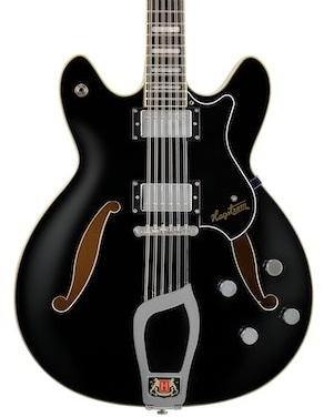 Hagstrom Viking Deluxe 12 String - Black