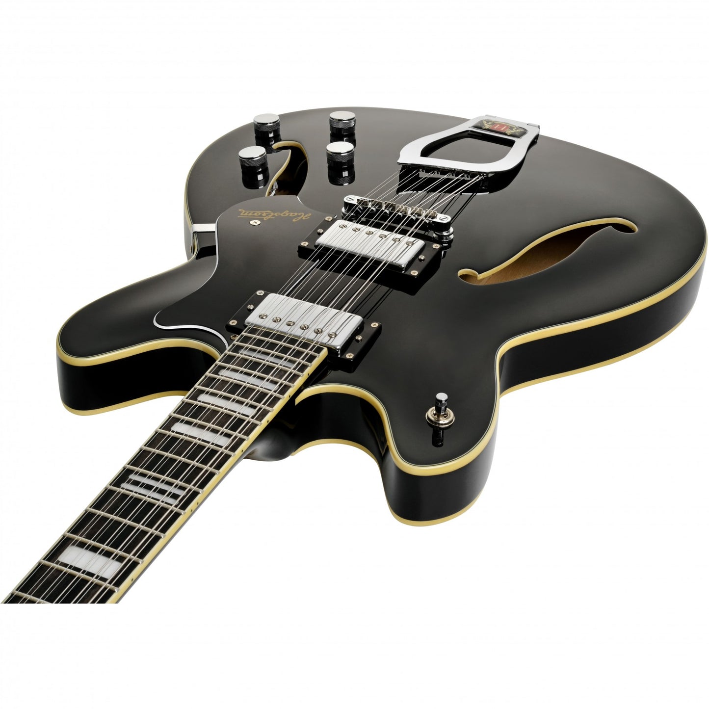 Hagstrom Viking Deluxe 12 String - Black