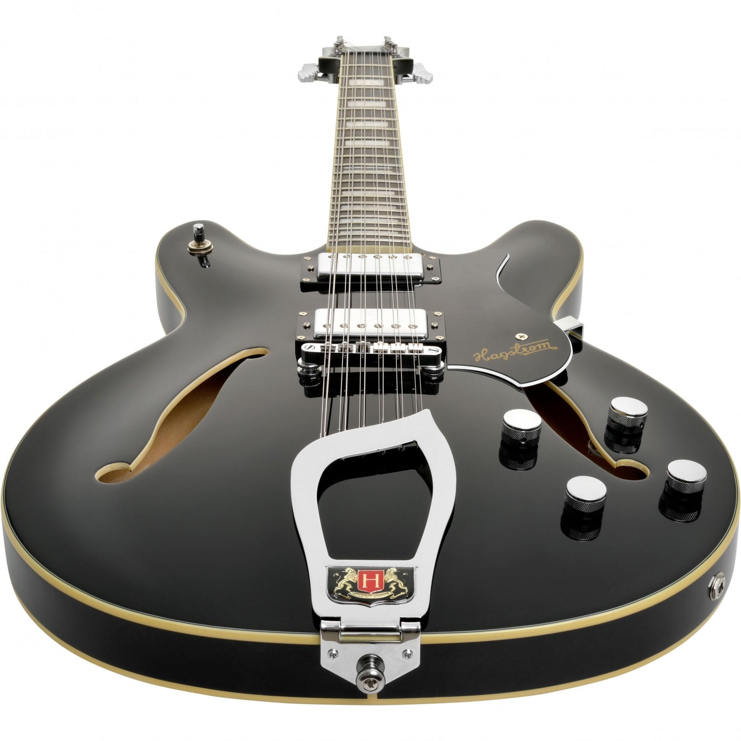 Hagstrom Viking Deluxe 12 String - Black