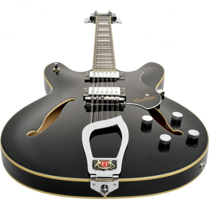 Hagstrom Viking Deluxe 12 String - Black