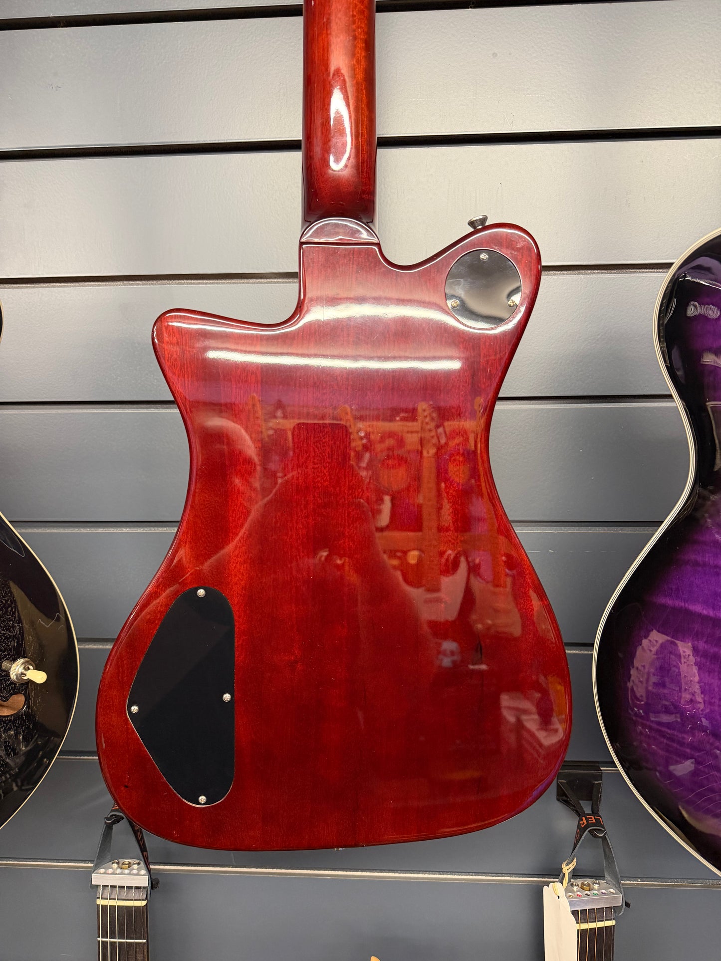 DLP Semi-Hollow - Dark Red Burst