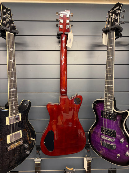 DLP Semi-Hollow - Dark Red Burst
