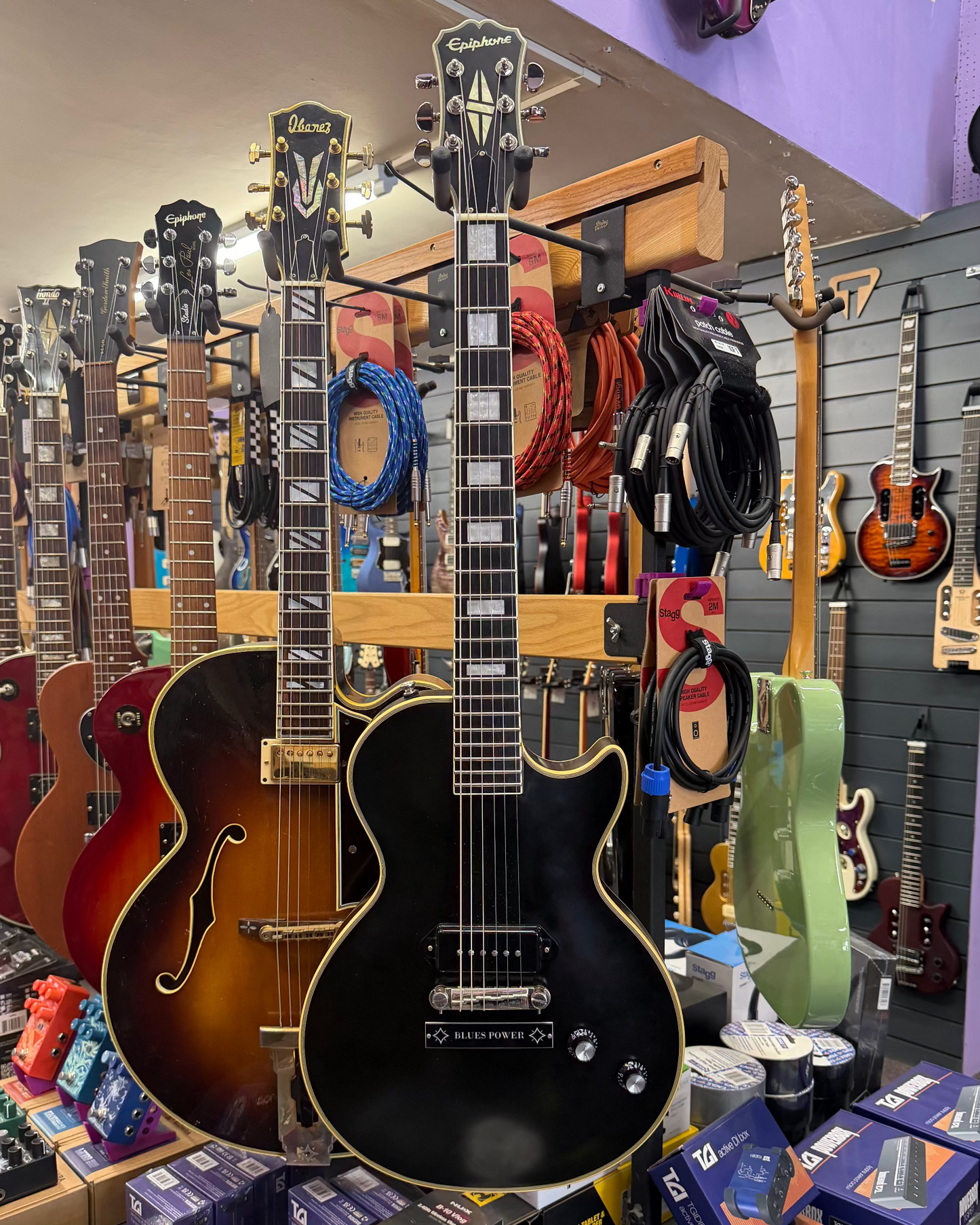 Epiphone Jared James Nichols Old Glory Les Paul Custom - Black
