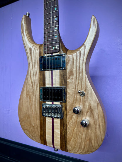 Ginger Beard Customs - GB6T - Curly Maple, Purpleheart, Ash, Ovangkol