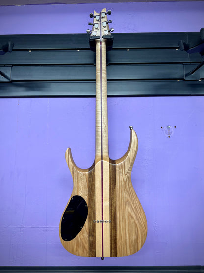 Ginger Beard Customs - GB6T - Curly Maple, Purpleheart, Ash, Ovangkol