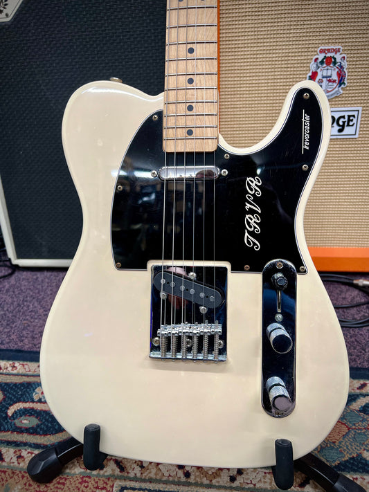 Fender MIM Standard Telecaster 'Trevorcaster' - Olympic White