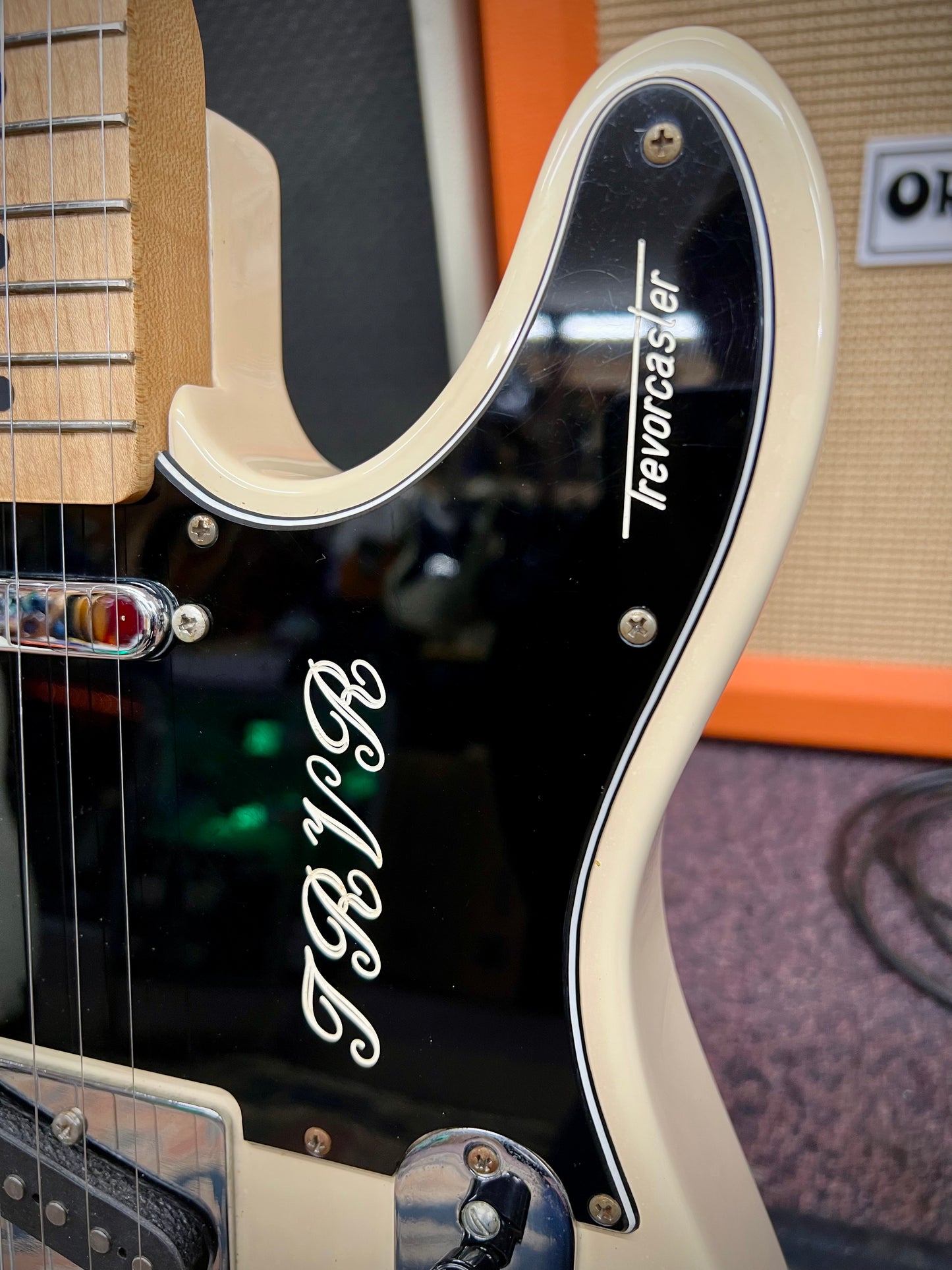 Fender MIM Standard Telecaster 'Trevorcaster' - Olympic White