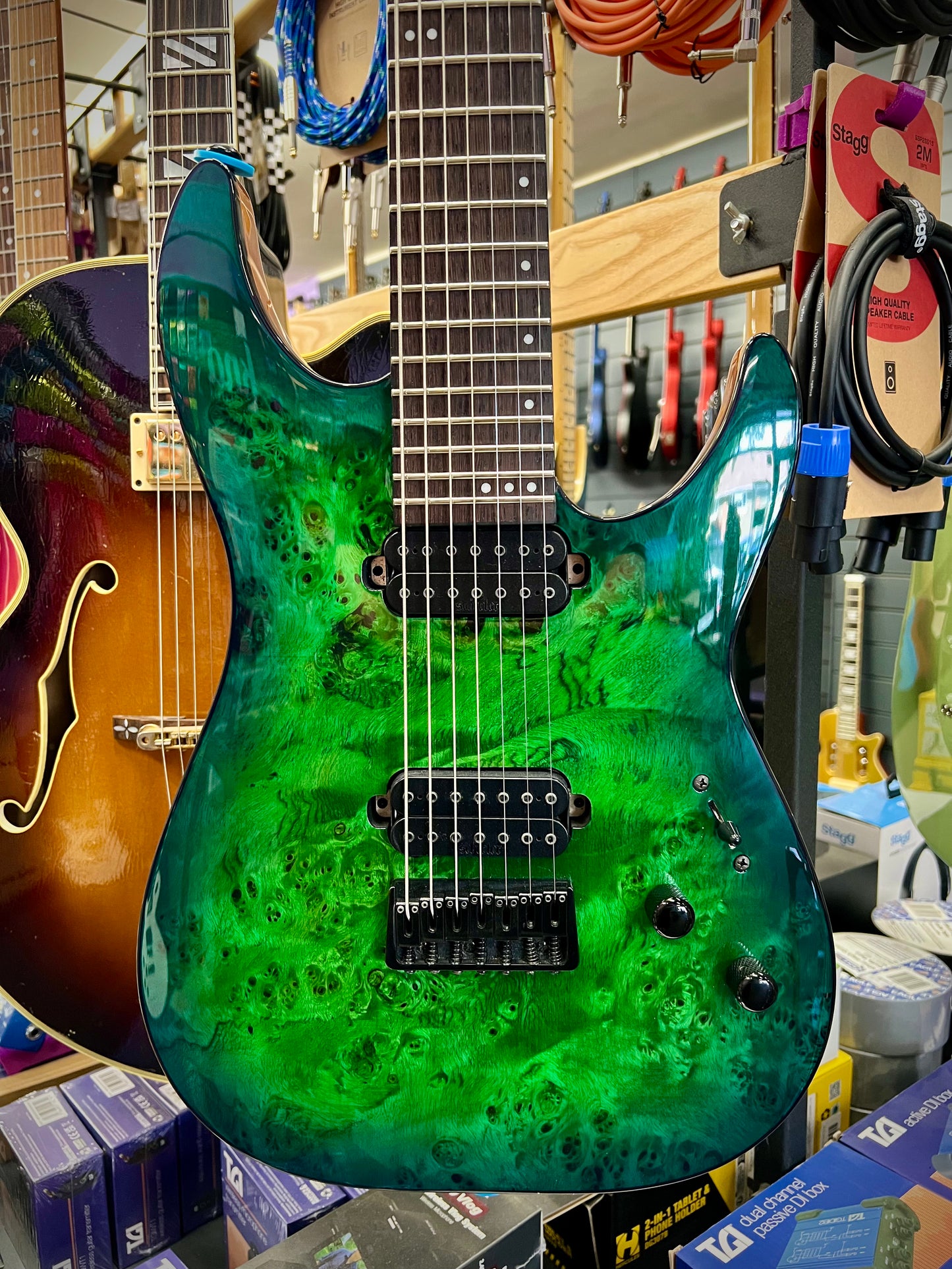 Schecter C-7 Pro AQB
