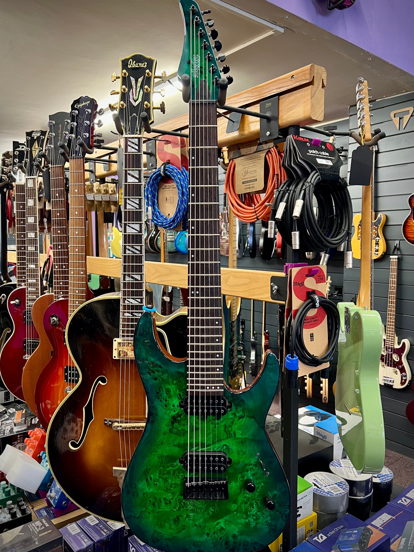Schecter C-7 Pro AQB