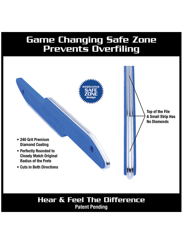 S File - Diamond Coated File for Fret Crowning