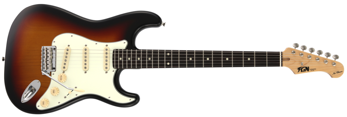 FGN Neo Classic ST NST100 - 3-Tone Sunburst