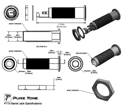 Pure Tone Multi Contact Barrel Jack