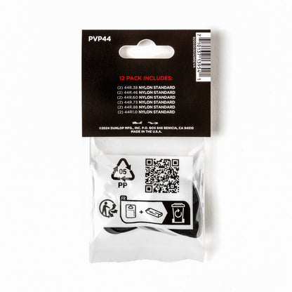 Dunlop Nylon Standard Pick Variety Pack - 12-Pack