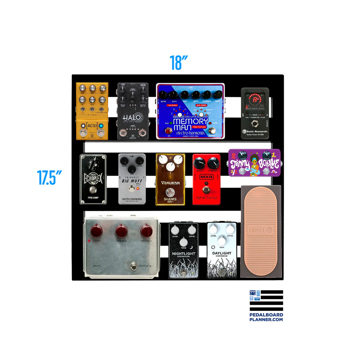 Pedaltrain XD-18 w/ Soft Case