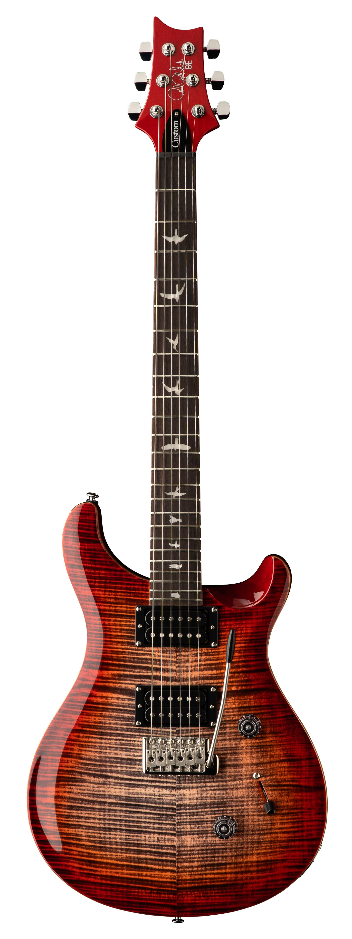 PRS SE Custom 24 - Charcoal Cherry Burst