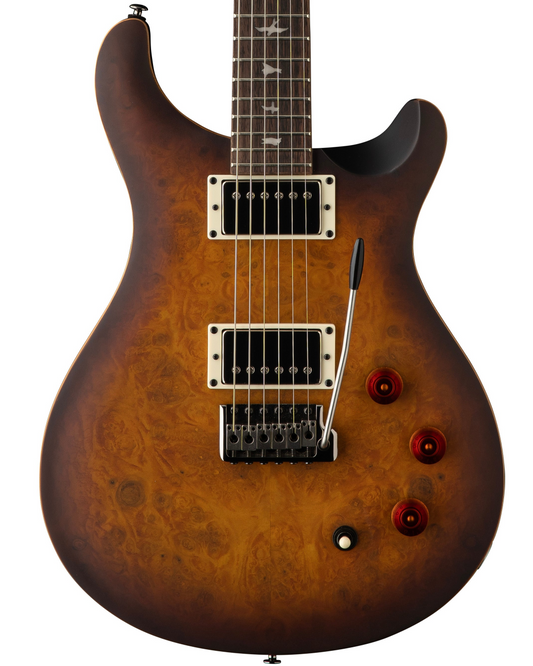 PRS SE Exotic DGT Laurel Burl - McCarty Tobacco Sunburst