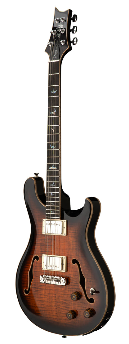 PRS SE Hollowbody II Piezo - Orange Tiger Smokeburst