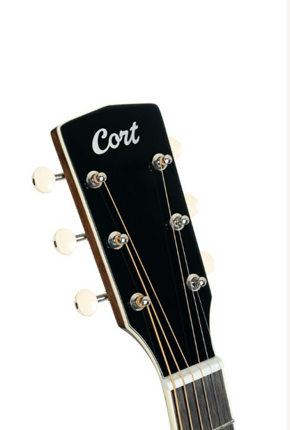 Cort Exotic SFX Ash Burl - Black