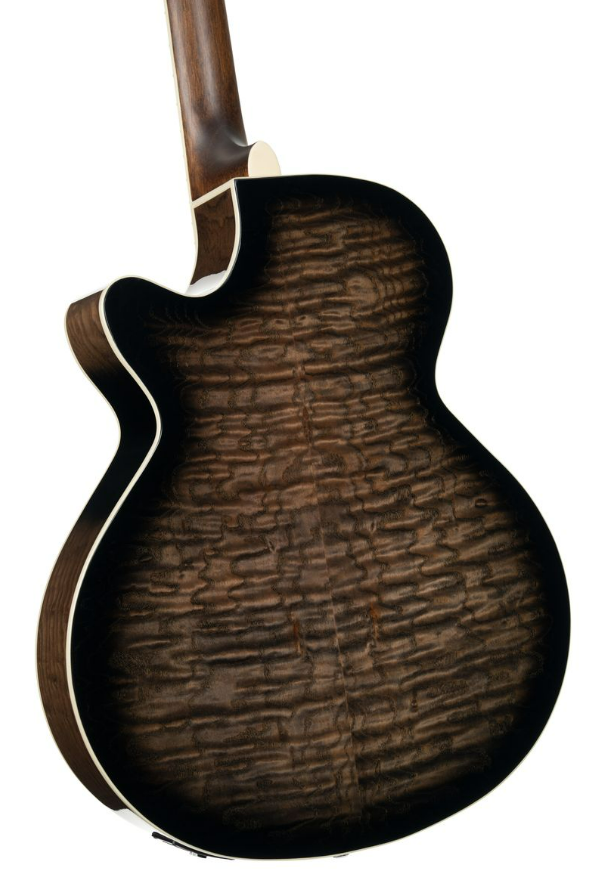 Cort Exotic SFX Ash Burl - Black