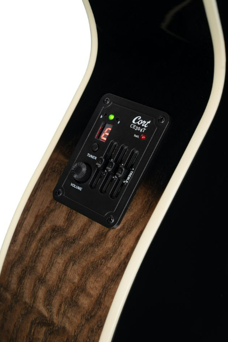 Cort Exotic SFX Ash Burl - Black