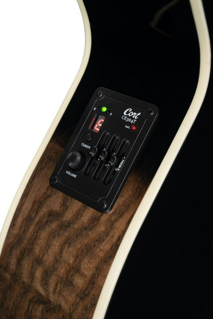 Cort Exotic SFX Ash Burl - Black