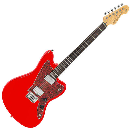 Vintage V50 Coaster Series Electric Guitar ~ Gloss Red