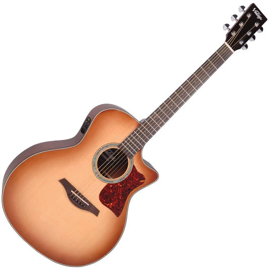 Vintage VGA990 Electro-Acoustic Sweetwater Guitar - Sunburst