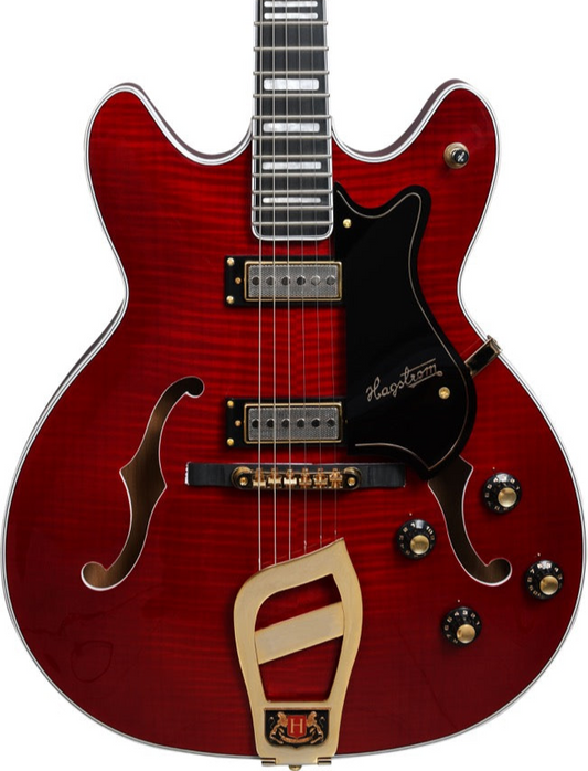 Hagstrom 67 Viking - Wild Cherry Transparent