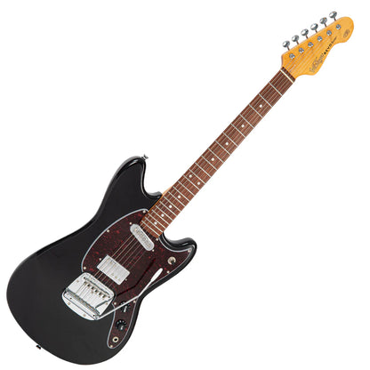 Vintage REVO Series 'Colt' HS Duo Electric Guitar - Boulevard Black