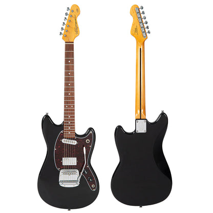 Vintage REVO Series 'Colt' HS Duo Electric Guitar - Boulevard Black
