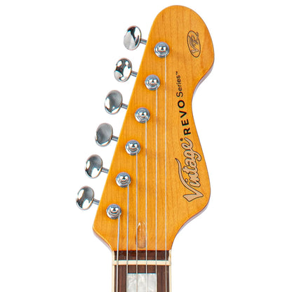 Vintage REVO Series 'Vision' Electric Guitar - Two Tone Sunburst