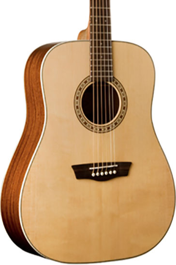 Washburn D7S Harvest Dreadnought - Natural Gloss