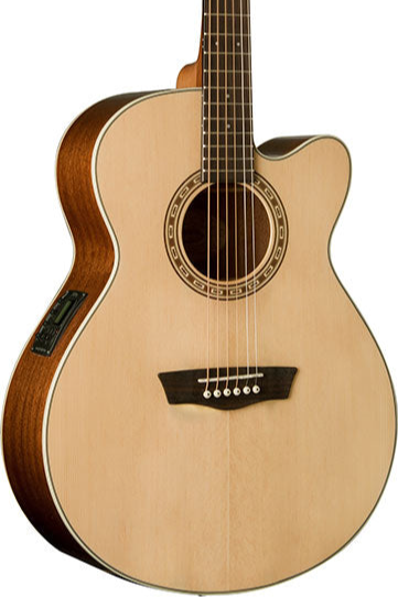 Washburn G7SCE Harvest Grand Auditorium Cutaway - Natural Gloss