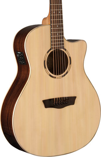 Washburn O20SCE Woodline 20 Series Orchestra Cutaway - Natural