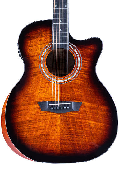Washburn WCG12FCE Comfort - Cognac Sunburst