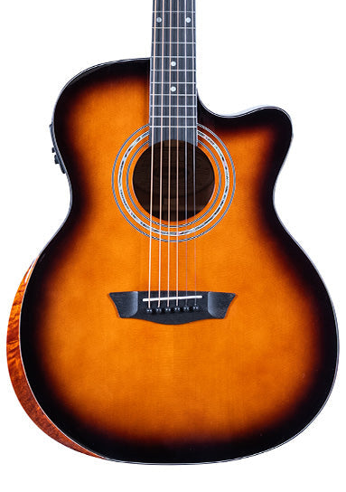 Washburn WCG10CE Comfort - Tobacco Sunburst