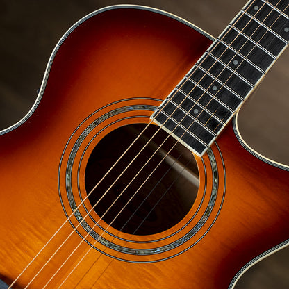 Washburn EA15 Festival Series Mini Jumbo Cutaway - Ice Tea Burst
