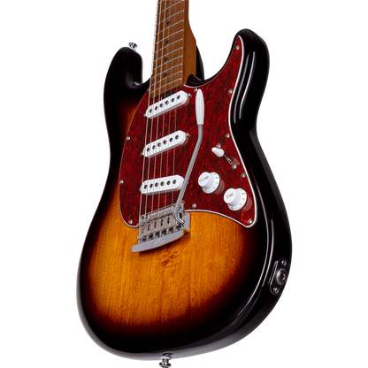 Sterling by Music Man Cutlass SSS - Vintage Sunburst (Maple Neck)