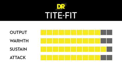 DR Tite-Fit Electric Guitar Strings - 3-Pack - 10-46