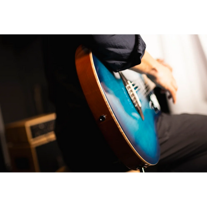 Ortega TourPlayer Deluxe - Flame Maple Blue