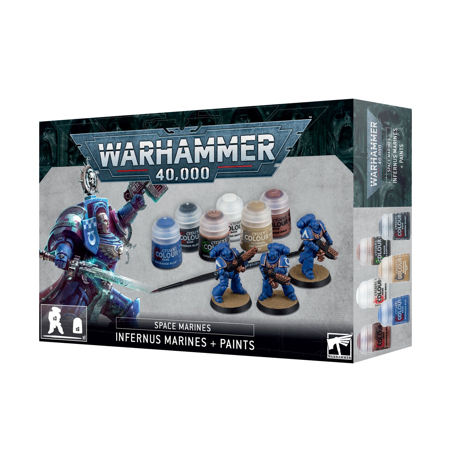 Space Marines: Infernus Marines & Paints Set