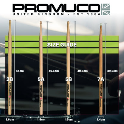 Promuco Drumsticks - Hickory 5B