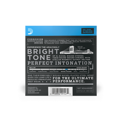 D'Addario EXL157 14-68 Medium Baritone Nickel Wound Electric Guitar Strings