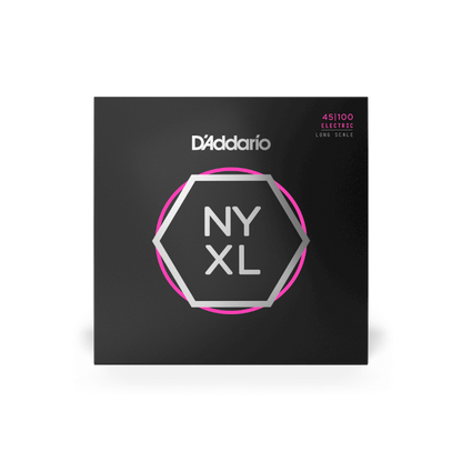 D'Addario NYXL Bass Strings, Regular Light, Long Scale 45-100